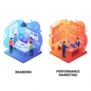 branding vs. performance marketing when to focus on each