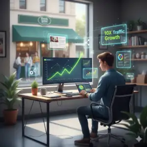 case study how content marketing drove 10x traffic for a local brand