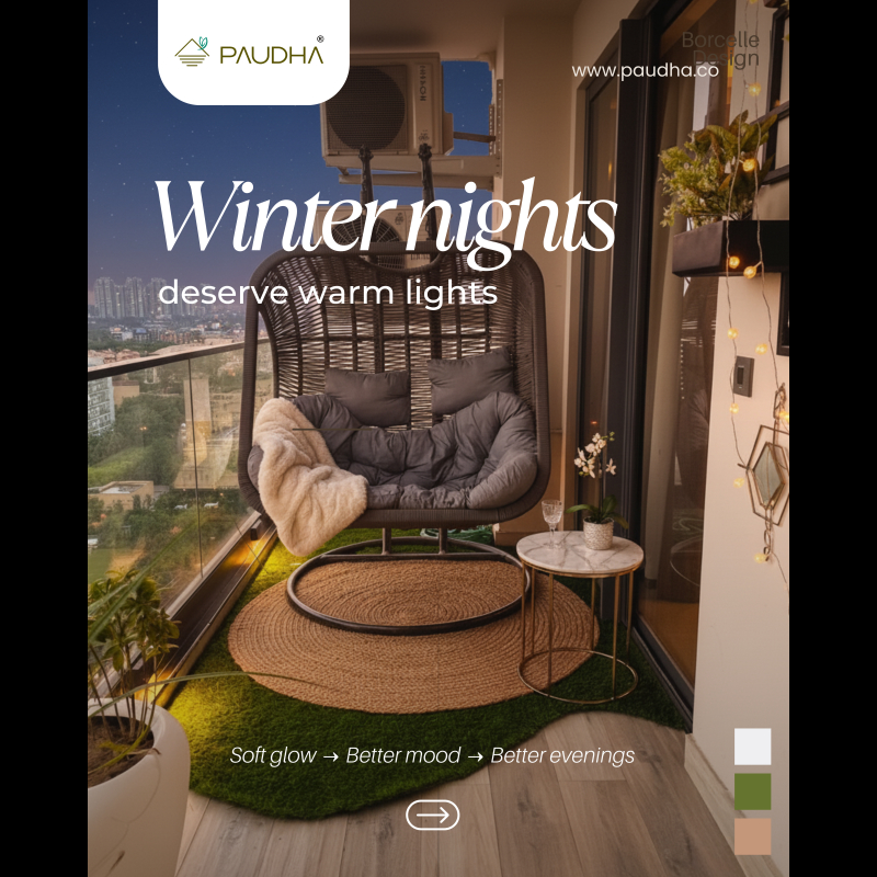 Paudha balcony decoration Paudha balcony decoration