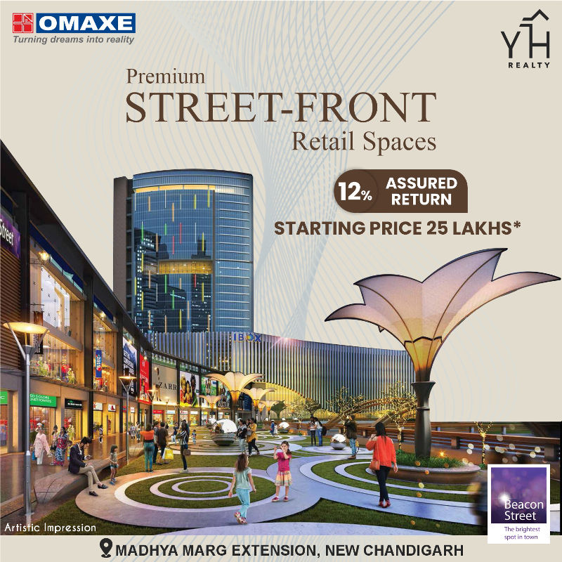 Omaxe beacon street Yhathaw Realty Chandigarh Omaxe beacon street Yhathaw Realty Chandigarh