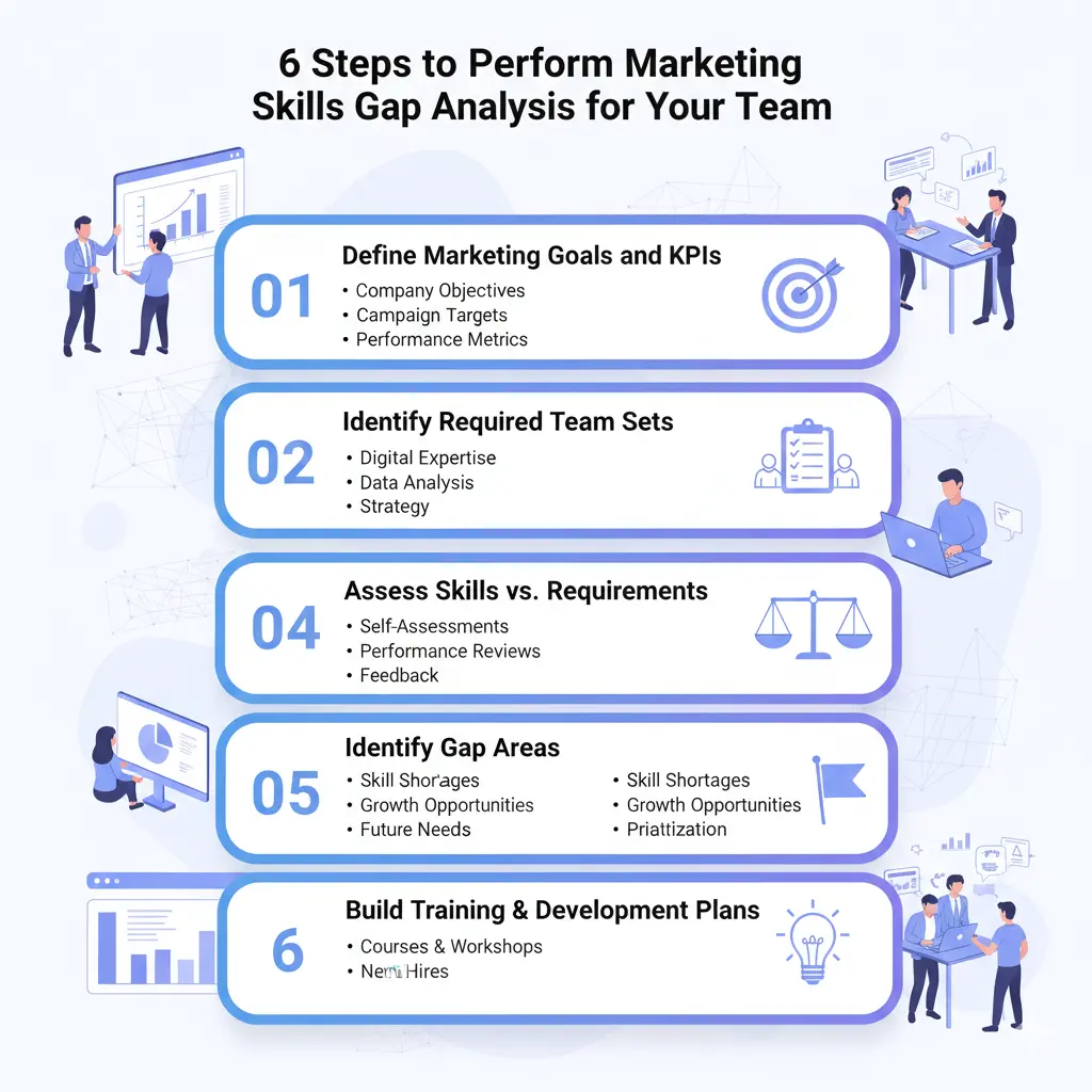 6 Steps to Perform a Marketing Skills Gap Analysis for Your Team