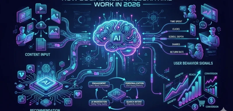 How Social Media Algorithms Work in 2026 A Complete SEO Guide