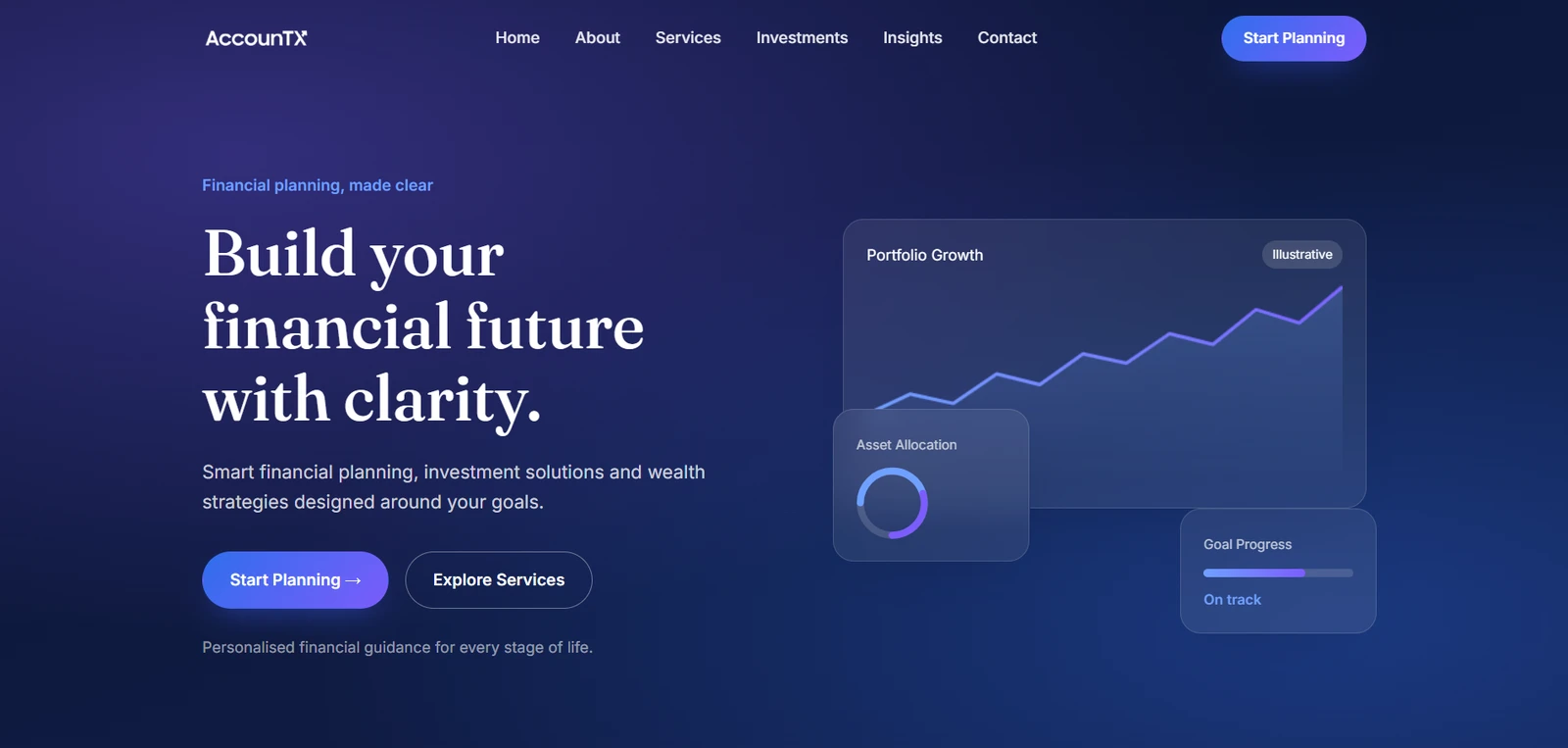 AccounTX design preview