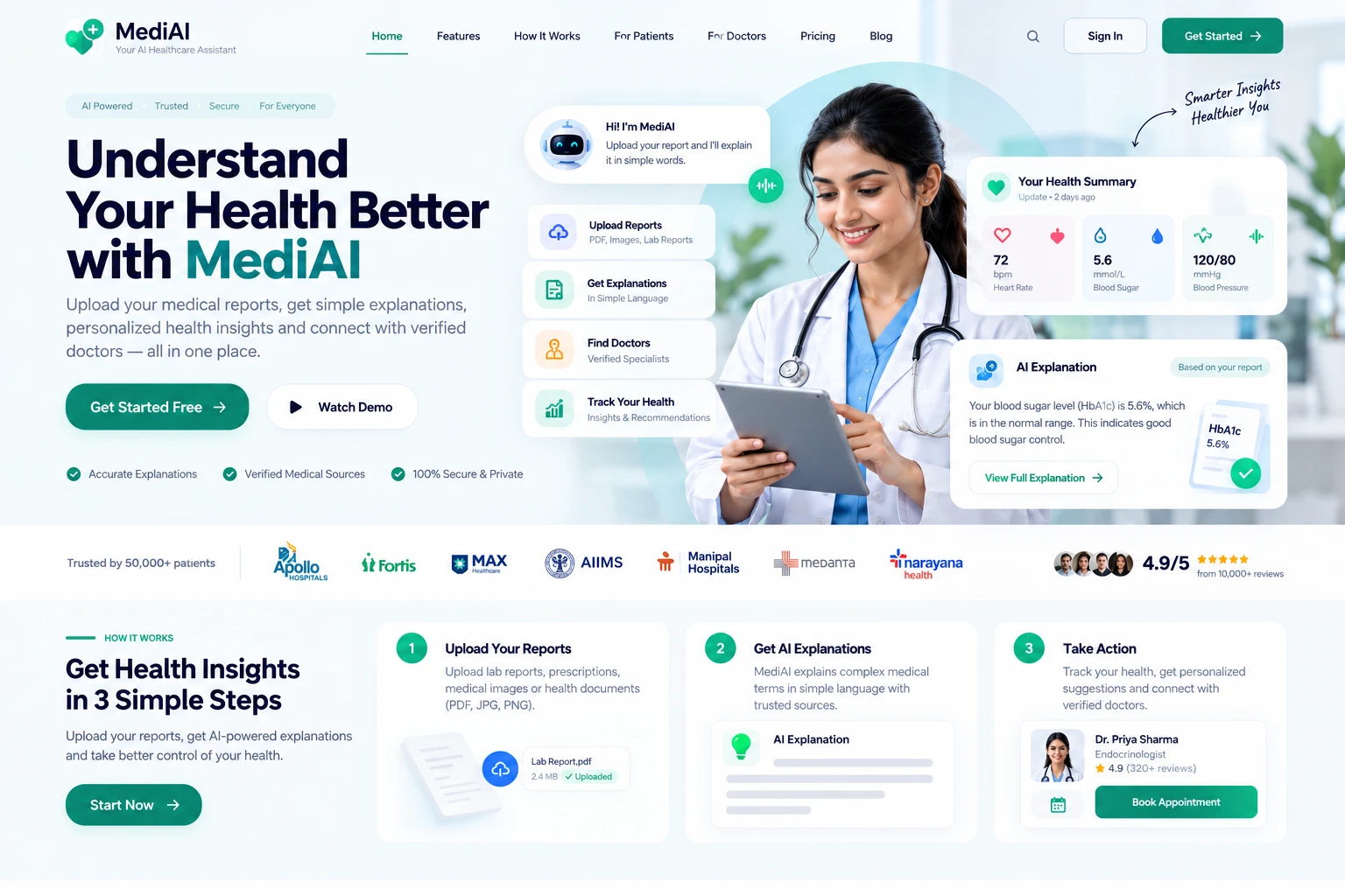 MediAI design preview