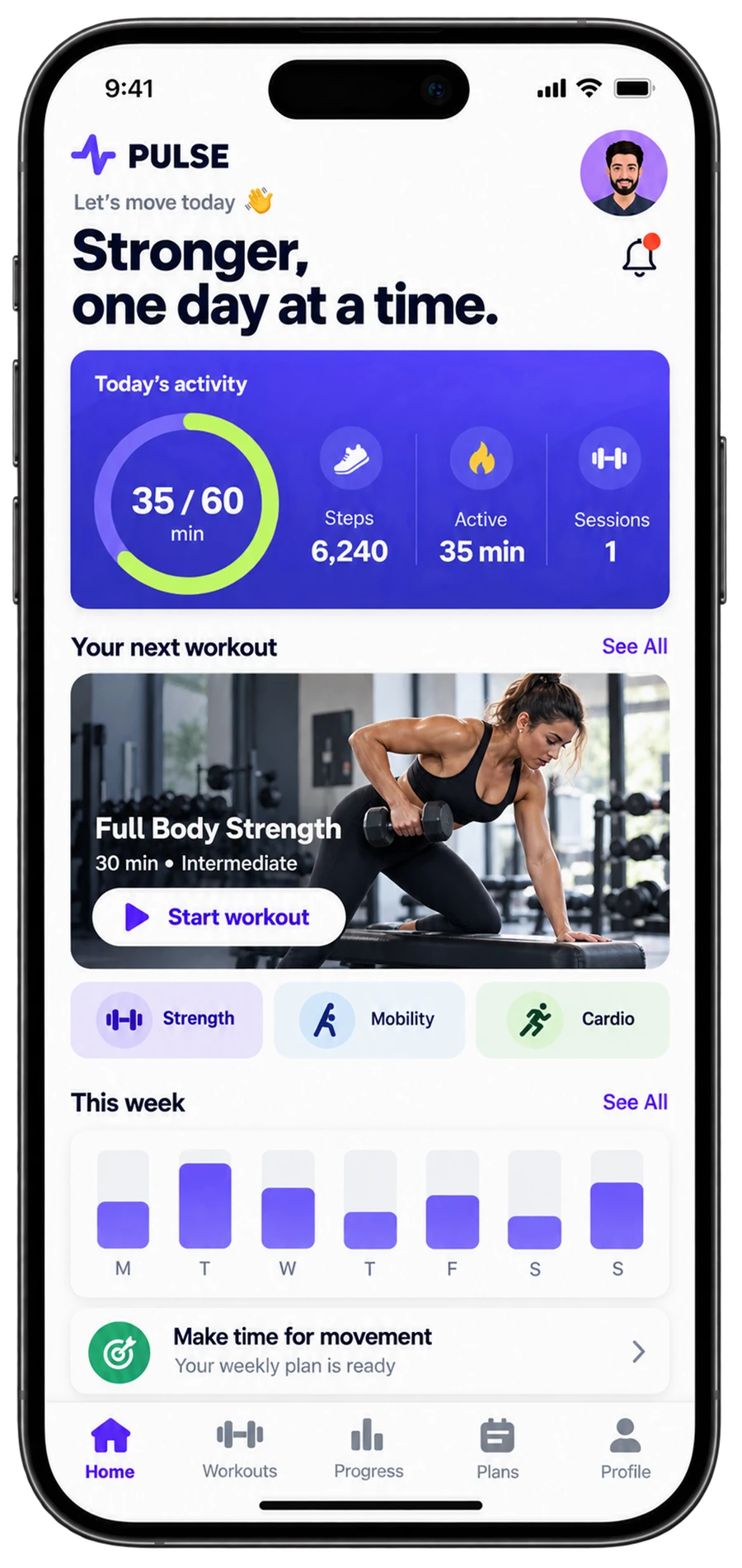 PULSE mobile interface