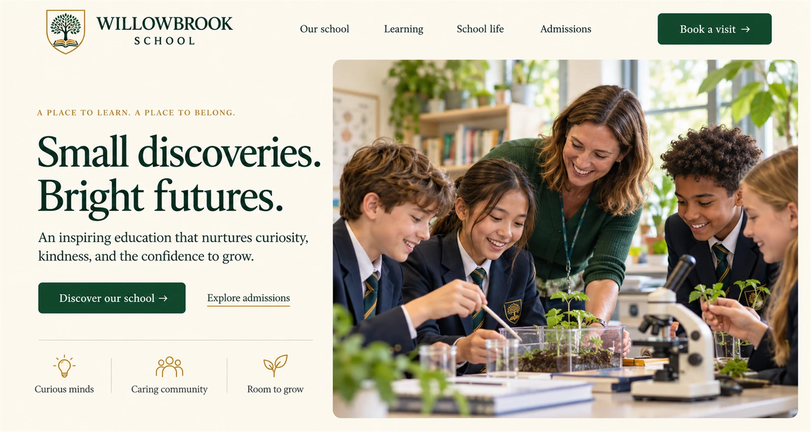 Willowbrook School design preview